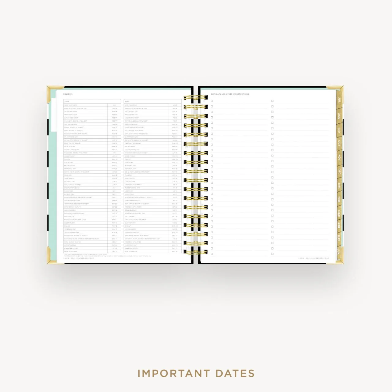 2026-27 Daily Planner: Black Stripe - Image 10