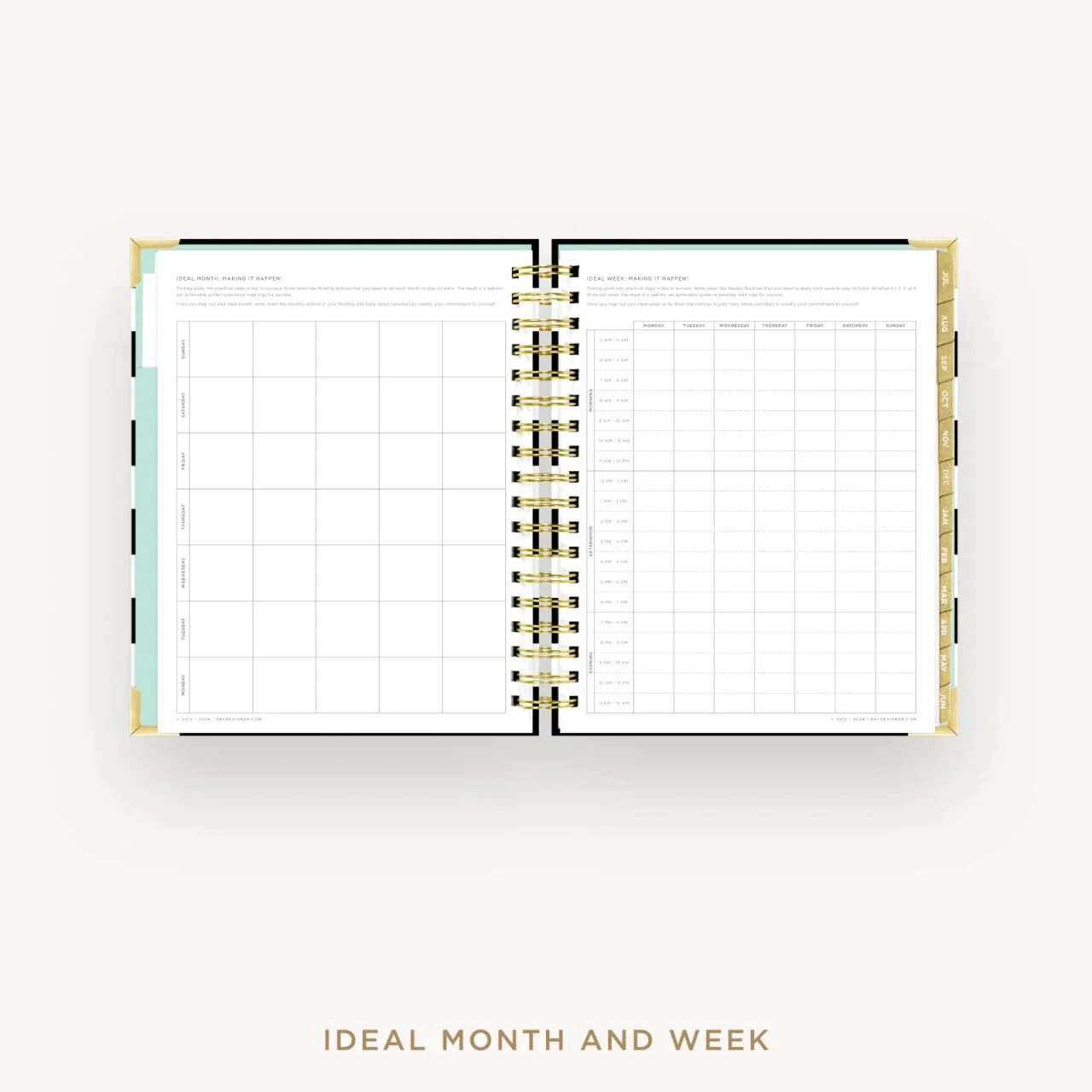 2026-27 Daily Planner: Black Stripe - Image 8