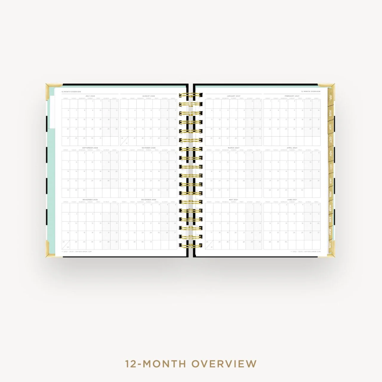 2026-27 Daily Planner: Black Stripe - Image 9
