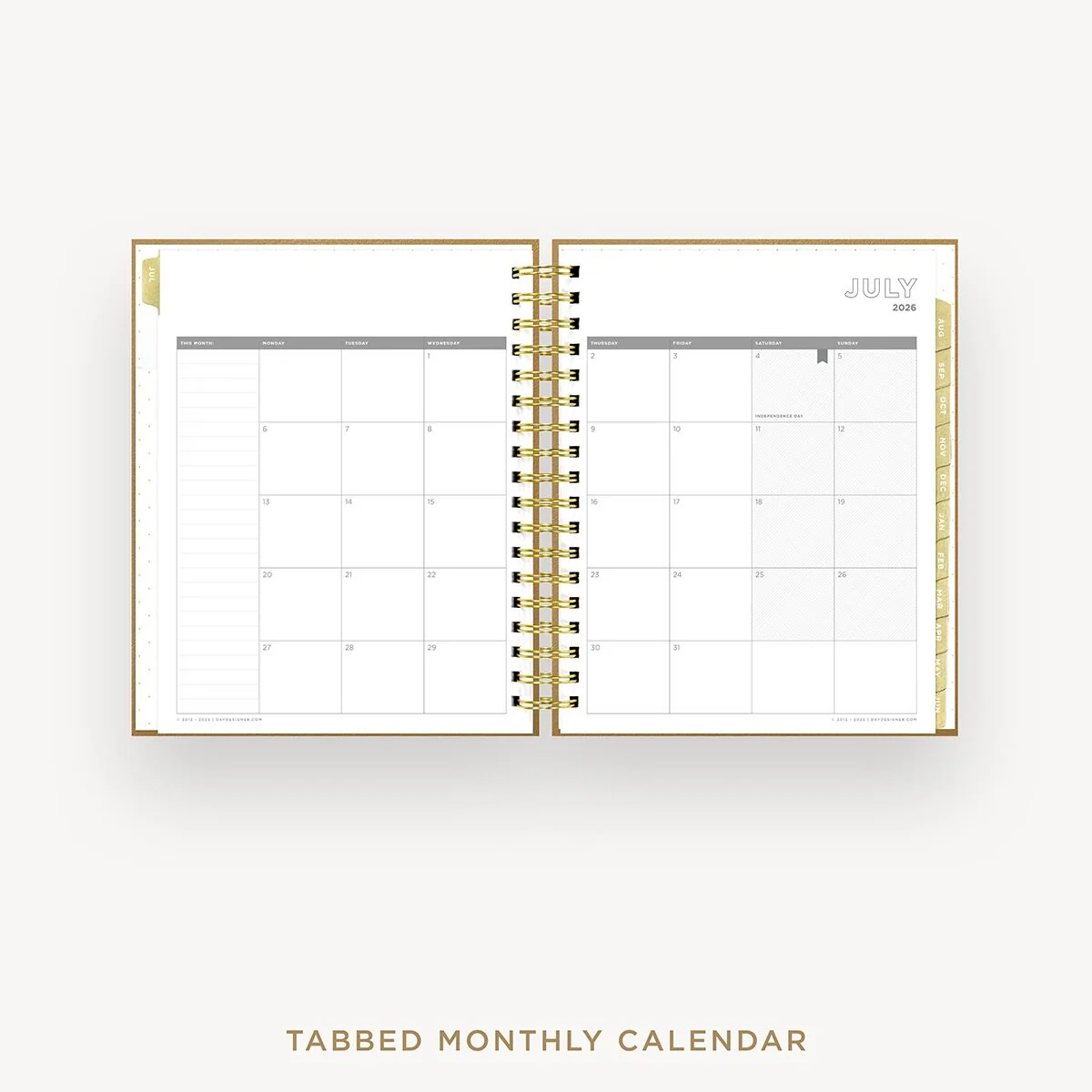 2026-27 Daily Planner: Caramel Latte Pebble Texture - Image 11