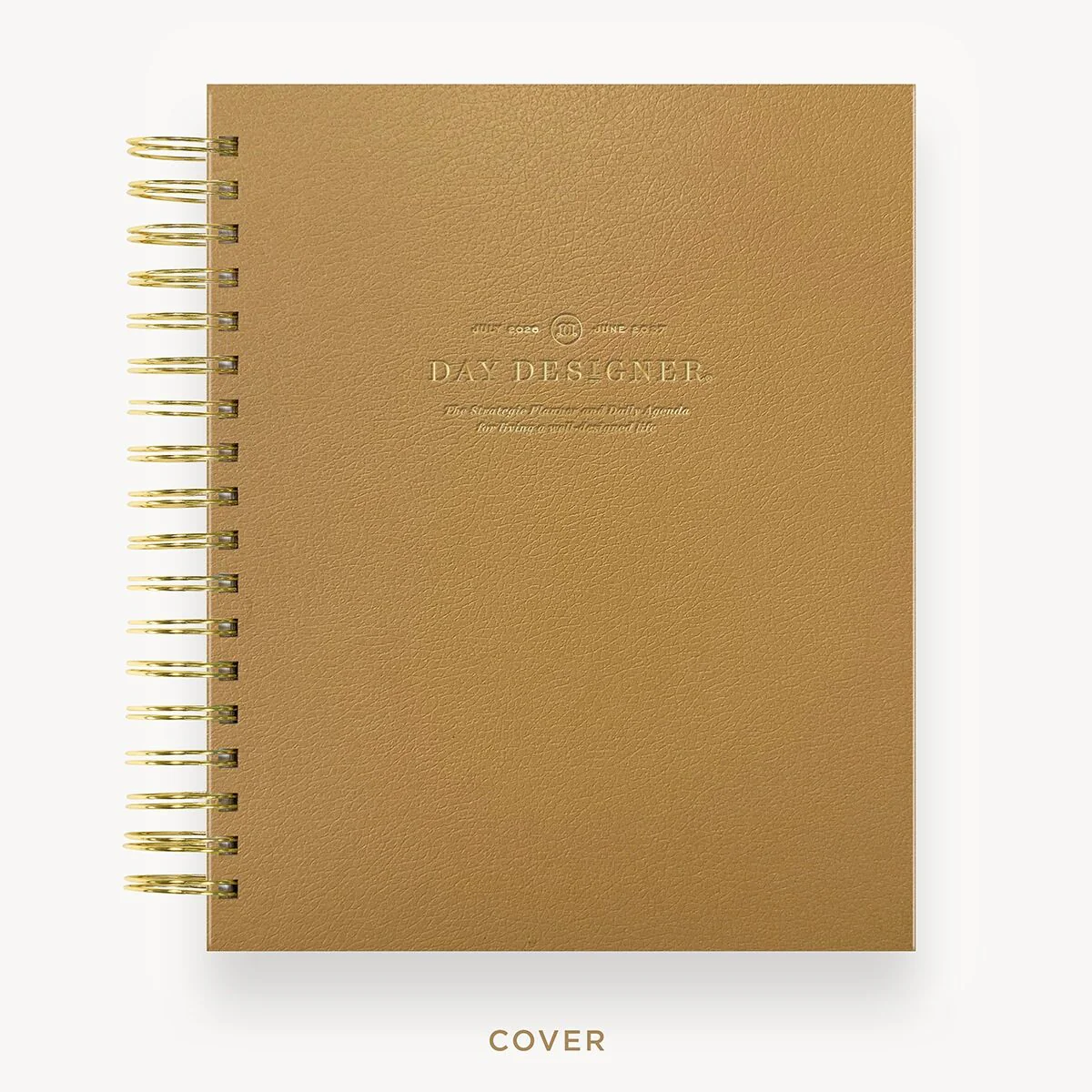 2026-27 Daily Planner: Caramel Latte Pebble Texture - Image 3