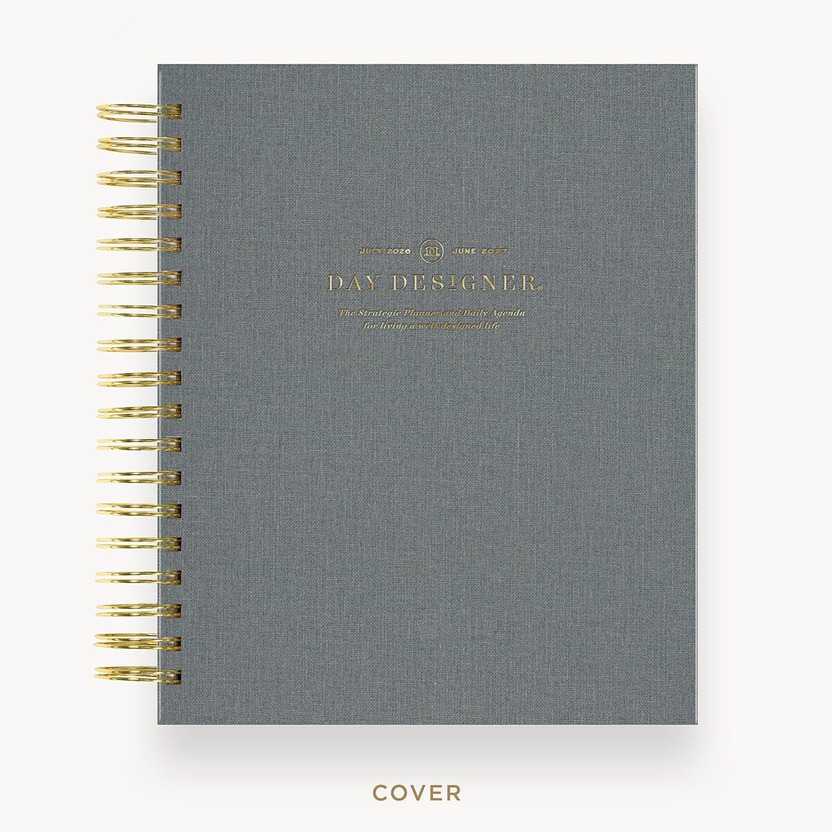 2026-27 Daily Planner: Charcoal Bookcloth - Image 3