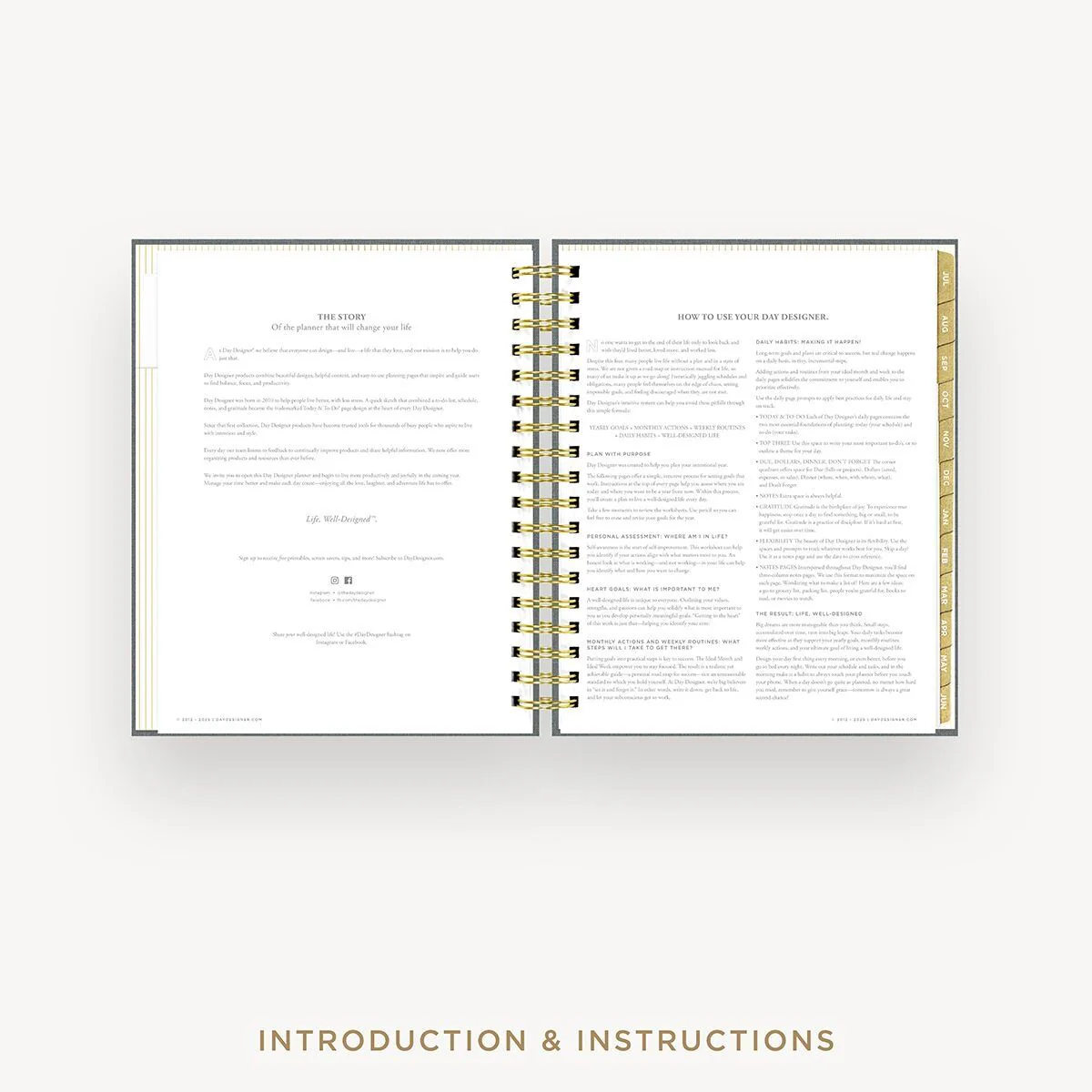 2026-27 Daily Planner: Charcoal Bookcloth - Image 5
