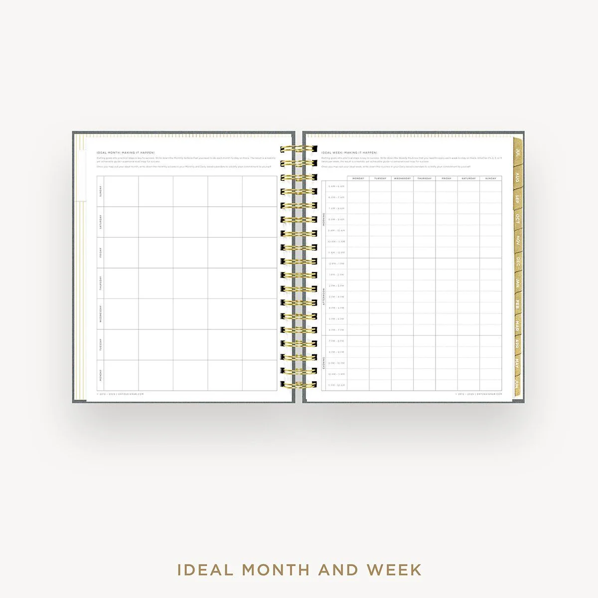 2026-27 Daily Planner: Charcoal Bookcloth - Image 8