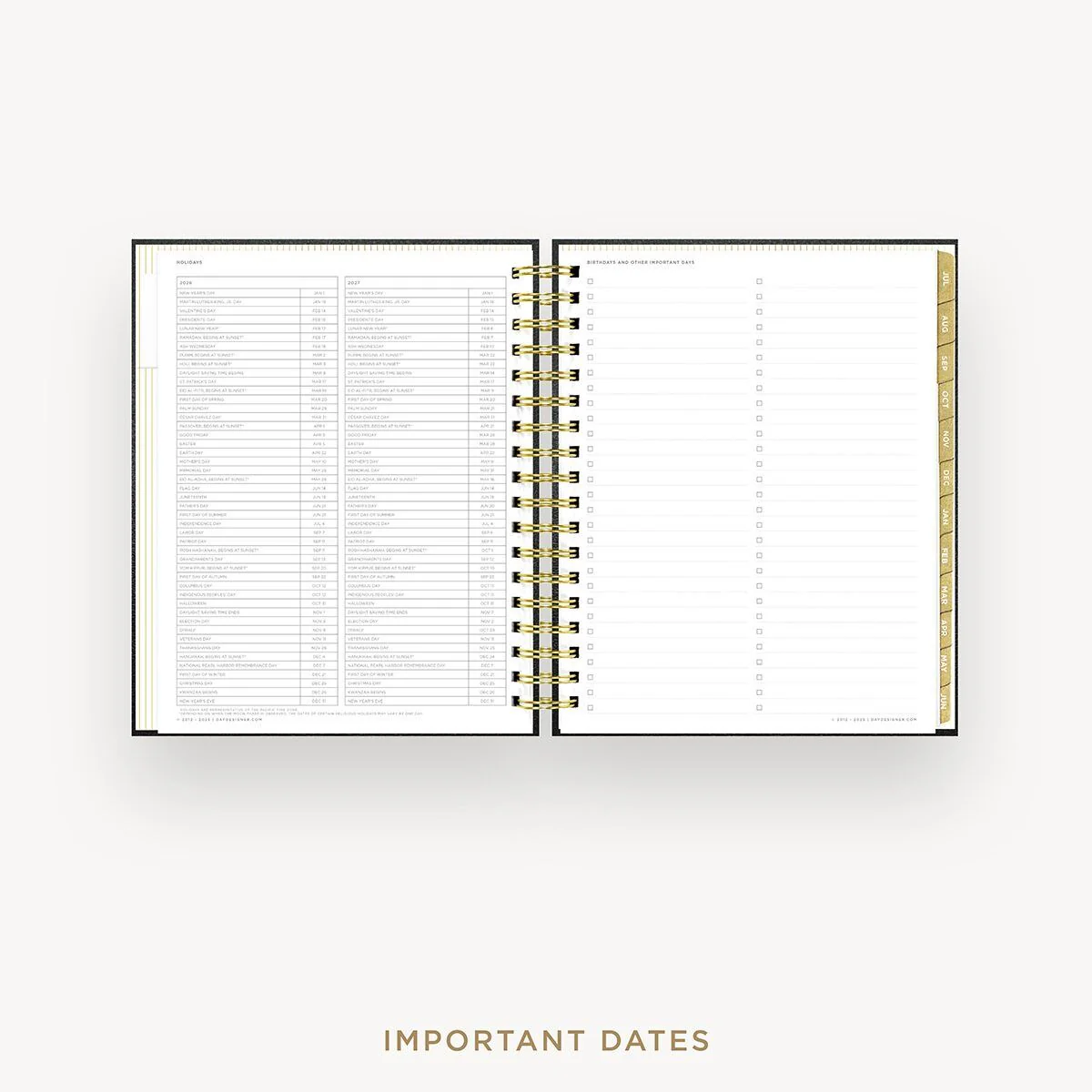 2026-27 Daily Planner: Classic Black Pebble Texture - Image 10