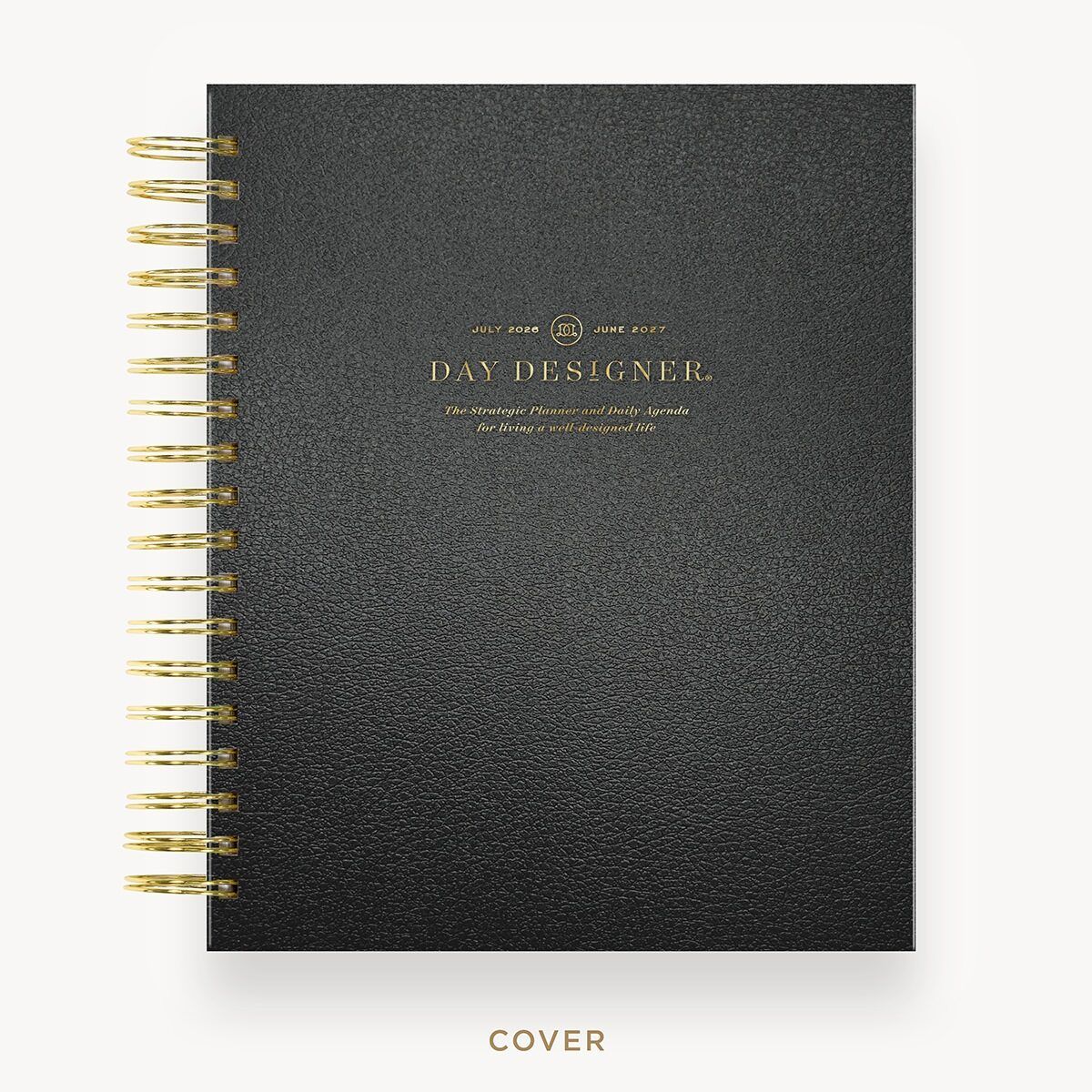 2026-27 Daily Planner: Classic Black Pebble Texture - Image 3