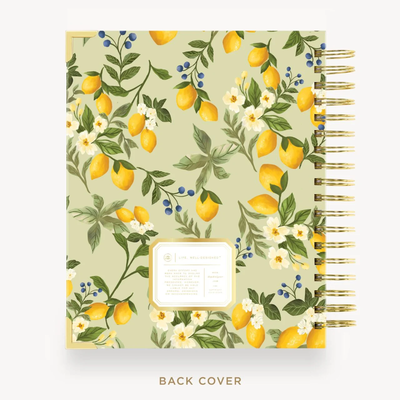 2026-27 Daily Planner: Lemon Floral Sage - Image 13