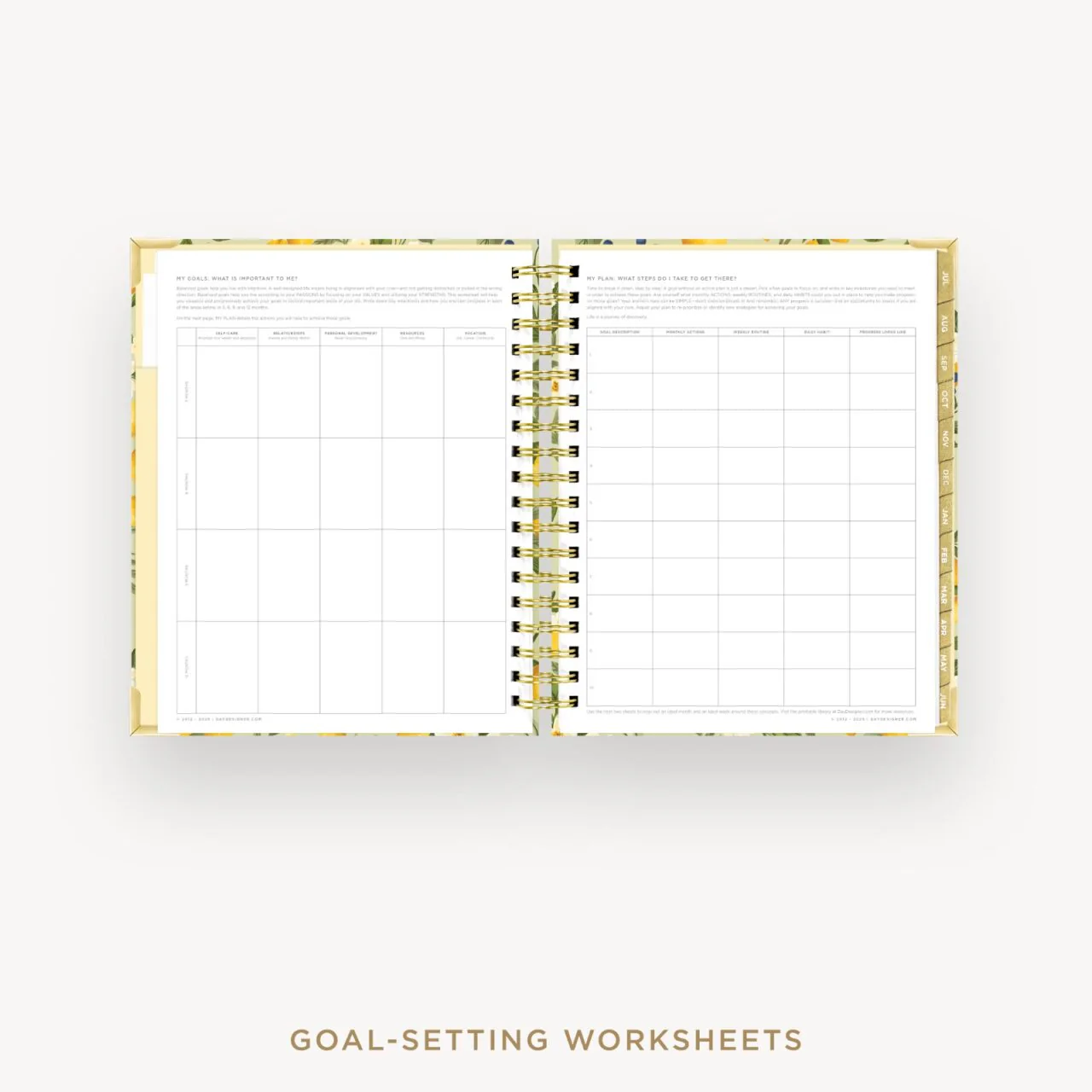 2026-27 Daily Planner: Lemon Floral Sage - Image 7