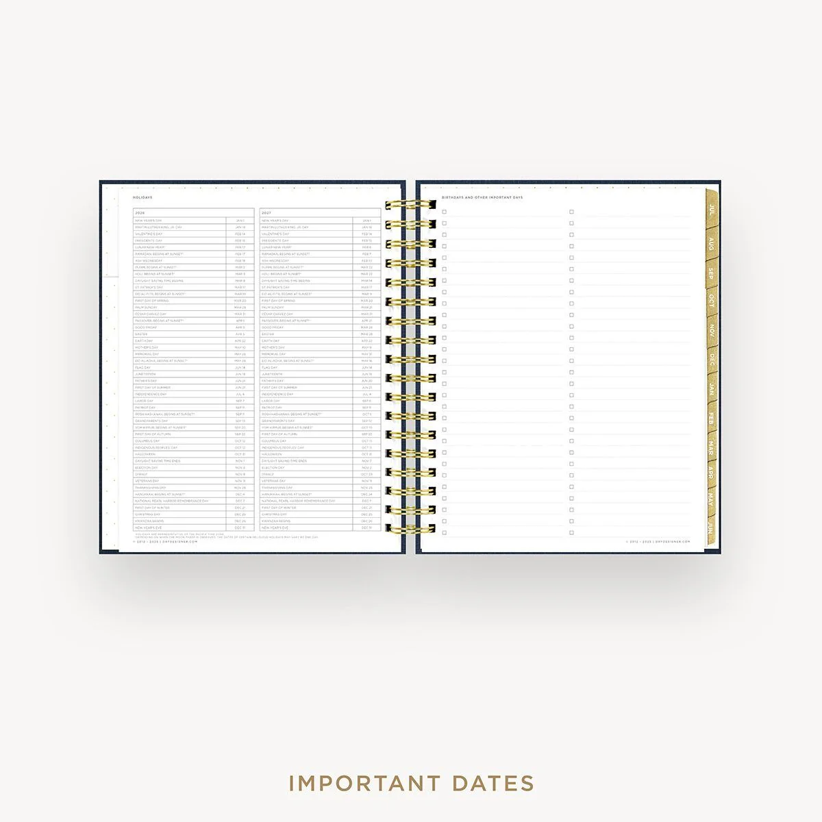2026-27 Daily Planner: Navy Bookcloth - Image 10