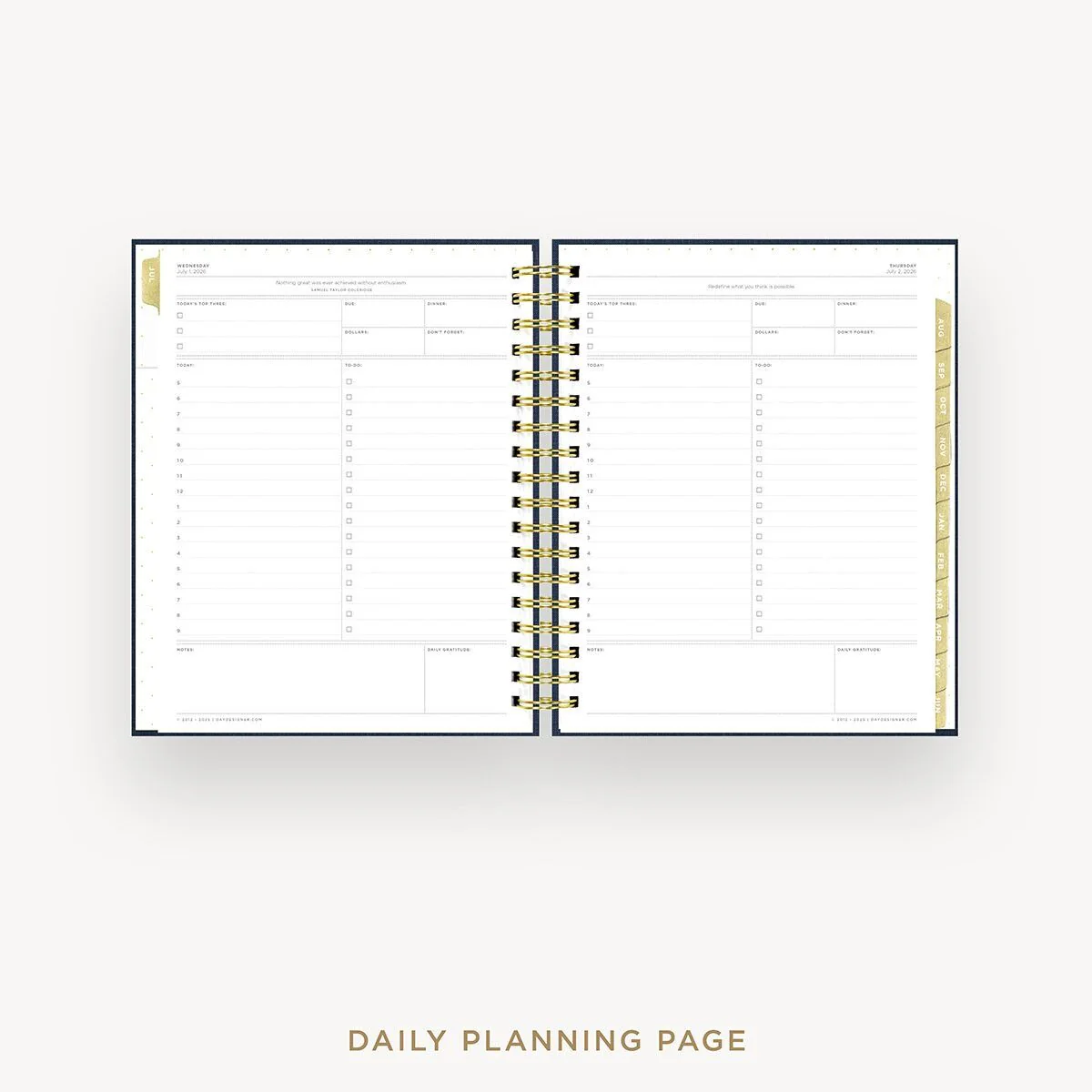 2026-27 Daily Planner: Navy Bookcloth - Image 12
