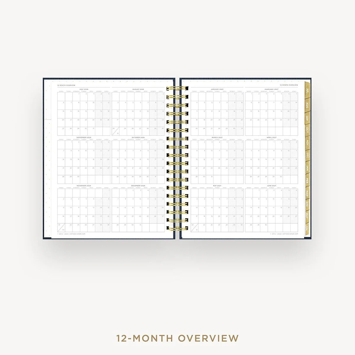 2026-27 Daily Planner: Navy Bookcloth - Image 9