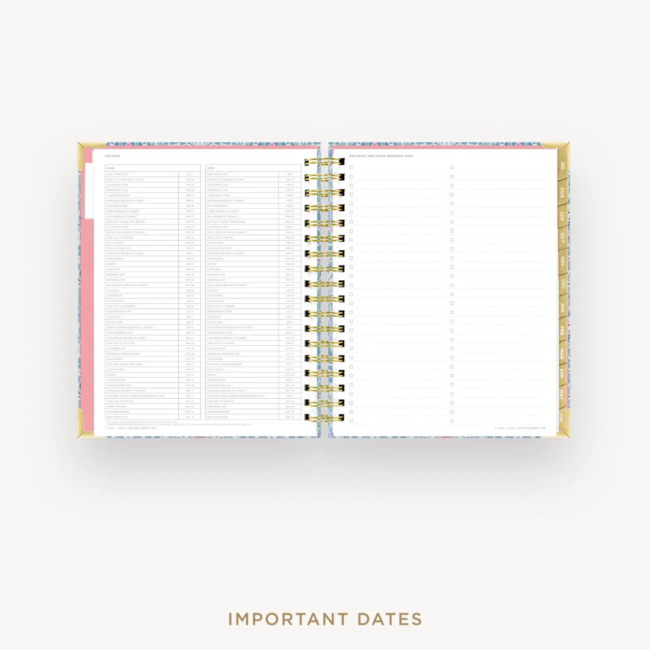 2026-27 Daily Planner: Olivia Damask - Image 10