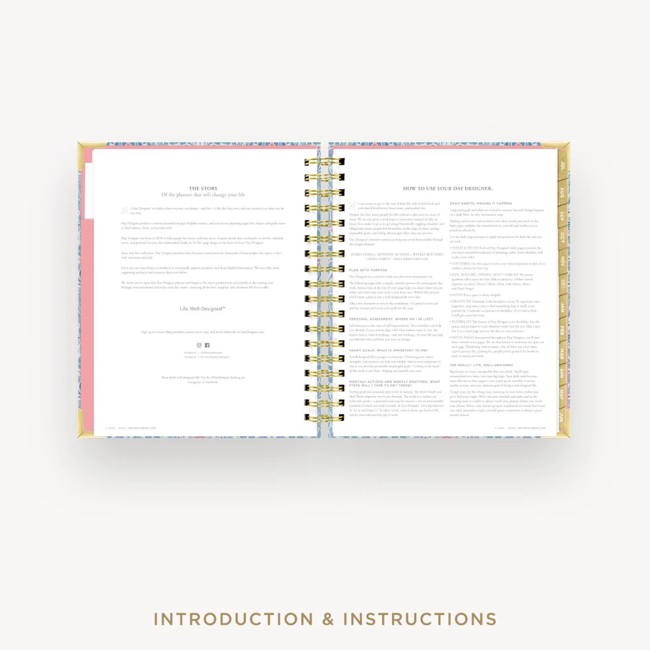 2026-27 Daily Planner: Olivia Damask - Image 5