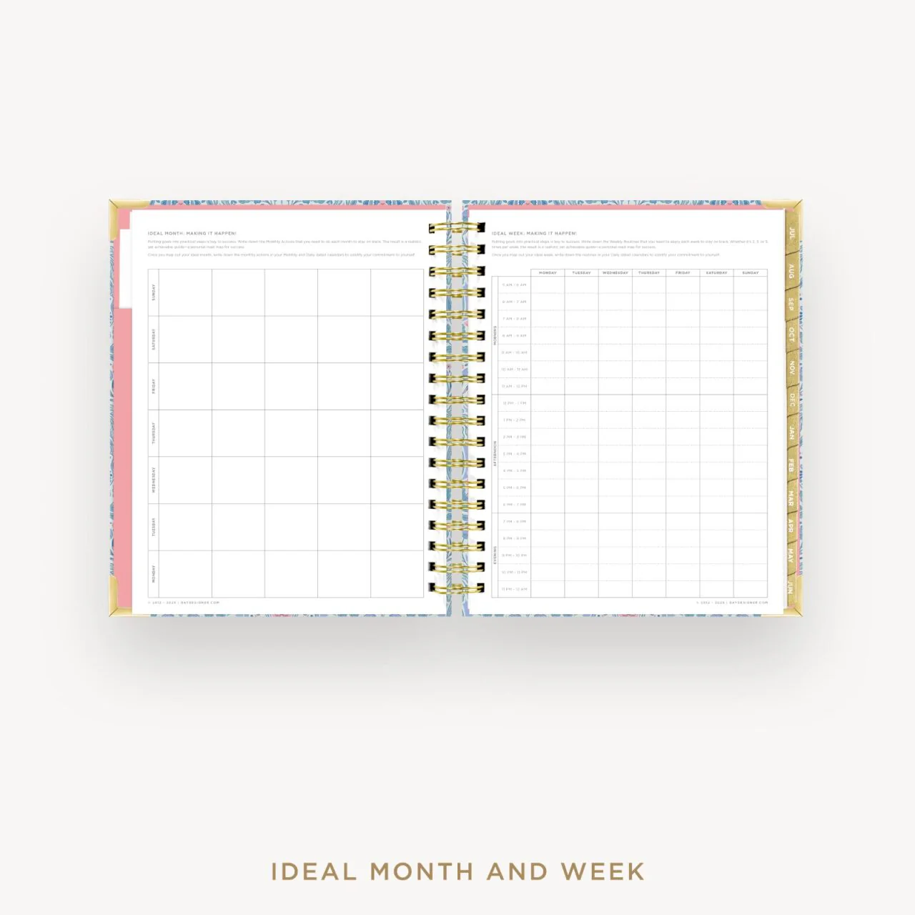 2026-27 Daily Planner: Olivia Damask - Image 8