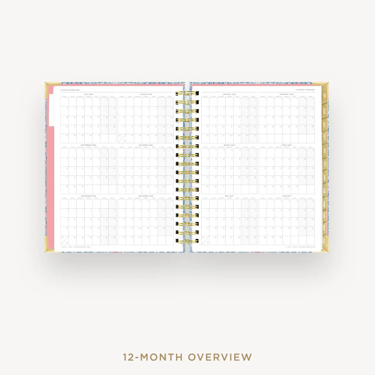 2026-27 Daily Planner: Olivia Damask - Image 9