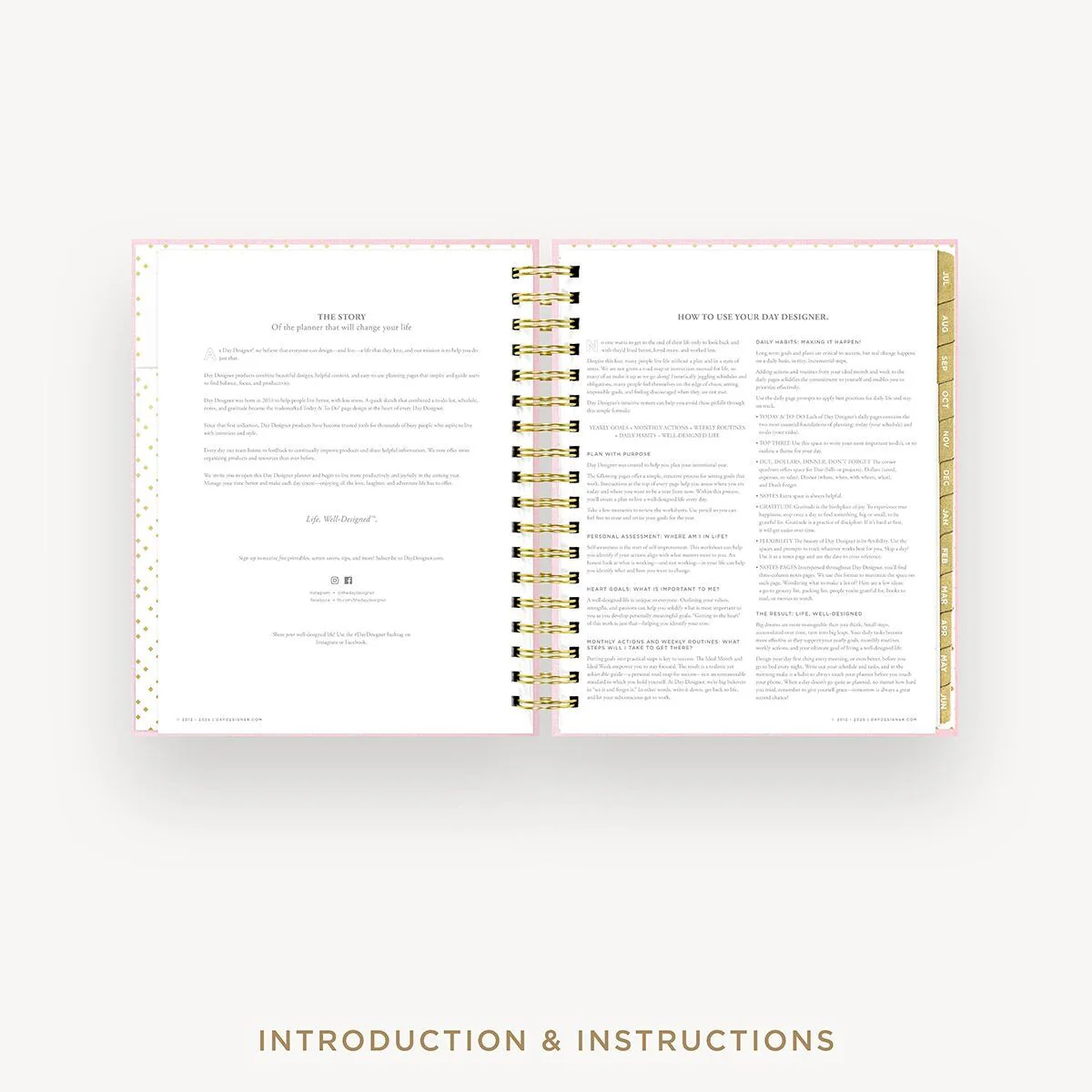 2026-27 Daily Planner: Peony Bookcloth - Image 5