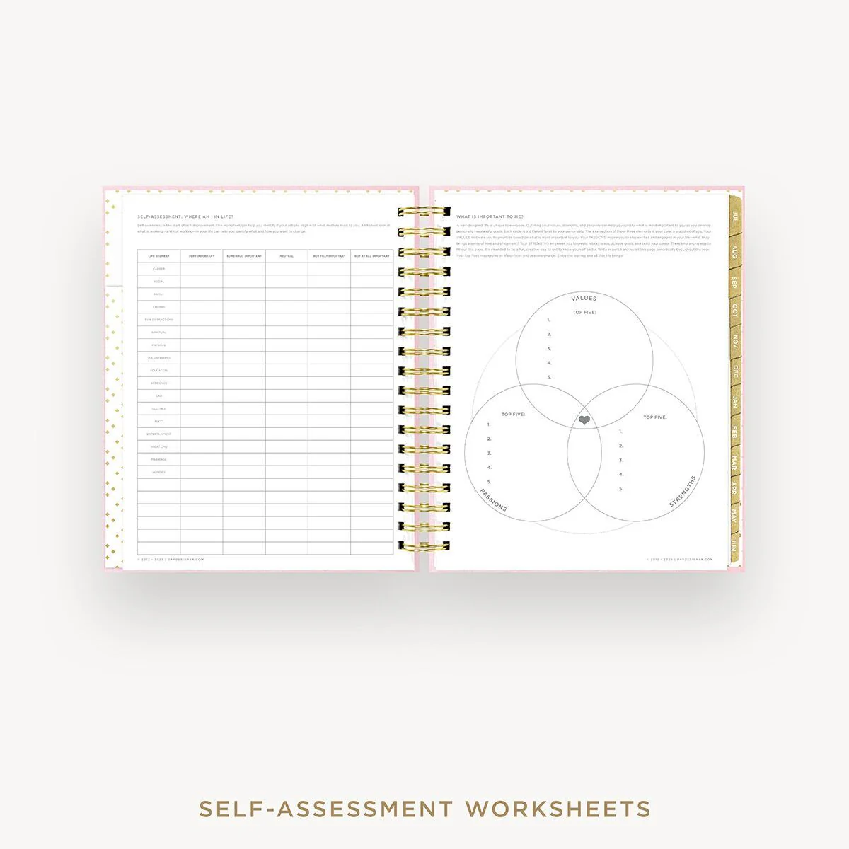 2026-27 Daily Planner: Peony Bookcloth - Image 6