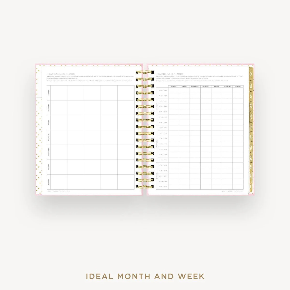 2026-27 Daily Planner: Peony Bookcloth - Image 8