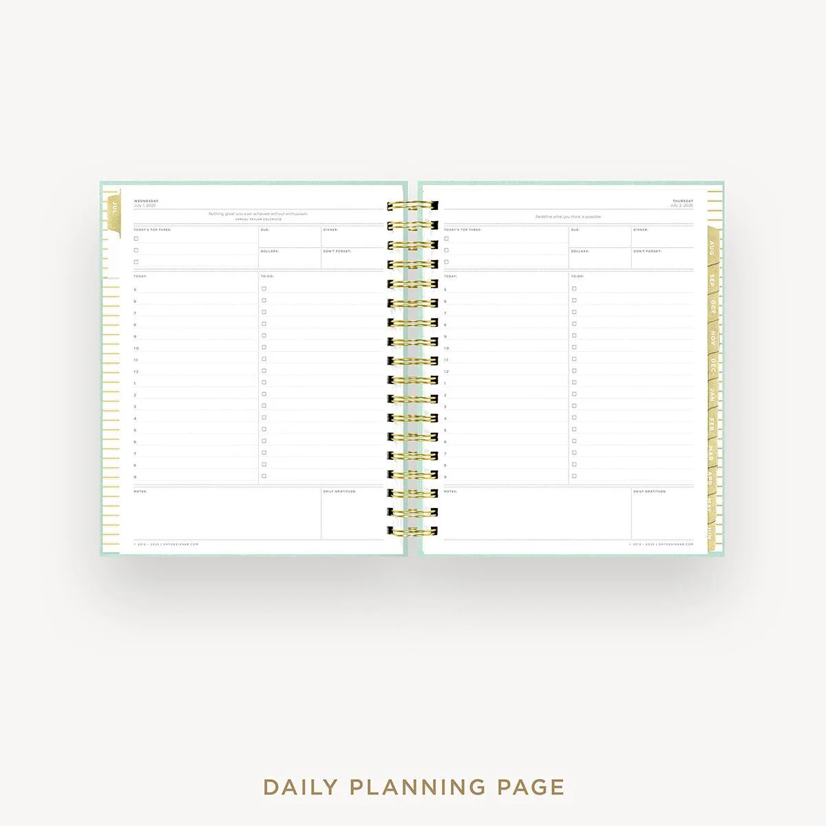 2026-27 Daily Planner: Sage Bookcloth - Image 12