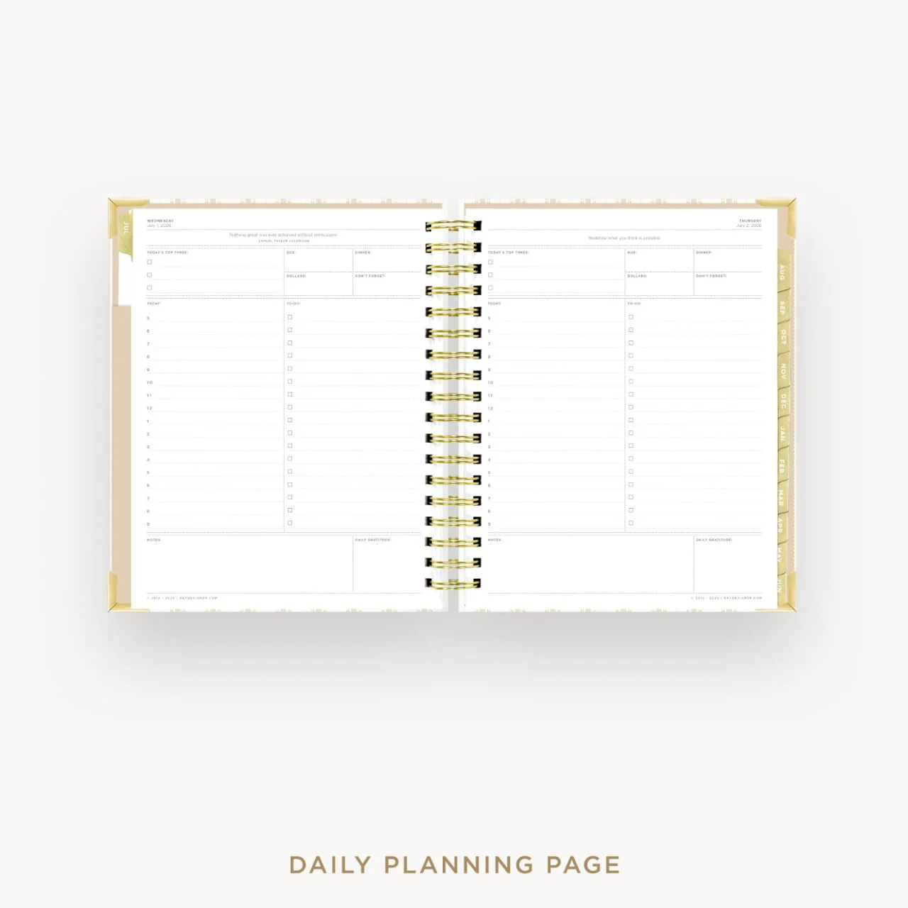 2026-27 Daily Planner: Ticking Stripe - Image 12