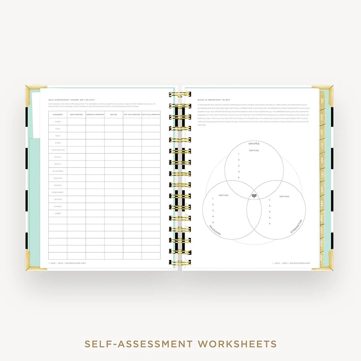 2026-27 Mini Daily Planner: Black Stripe - Image 6