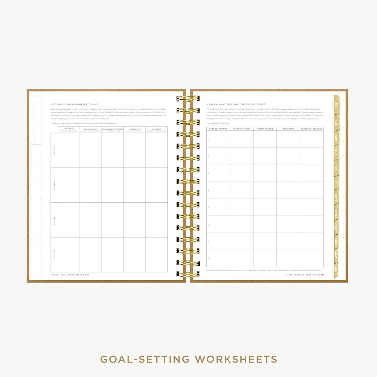 2026-27 Mini Daily Planner: Caramel Latte Pebble Texture - Image 7