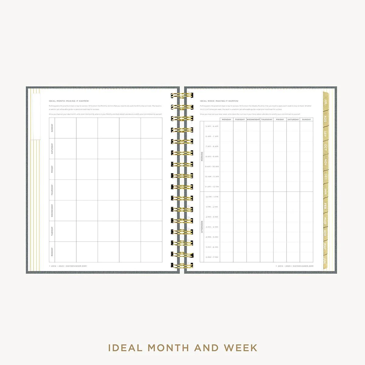 2026-27 Mini Daily Planner: Charcoal Bookcloth - Image 8