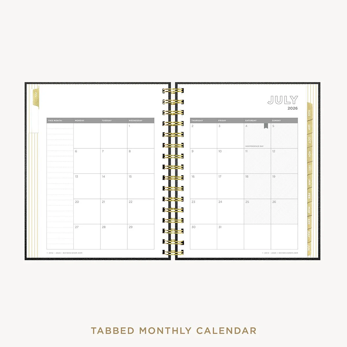 2026-27 Mini Daily Planner: Classic Black Pebble Texture - Image 11