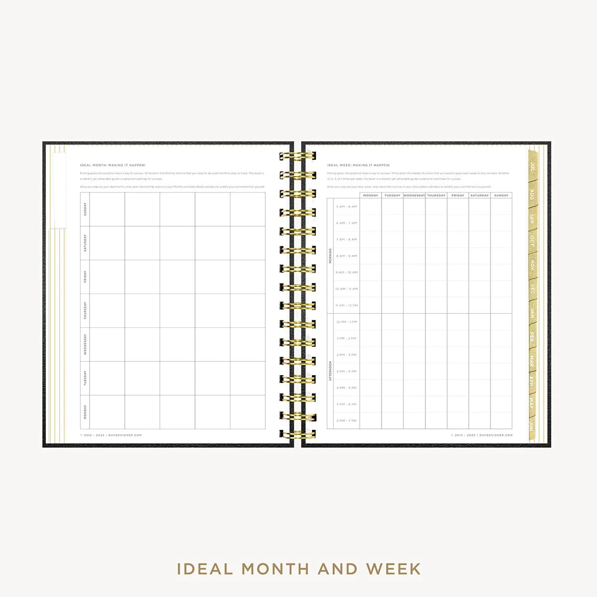 2026-27 Mini Daily Planner: Classic Black Pebble Texture - Image 8