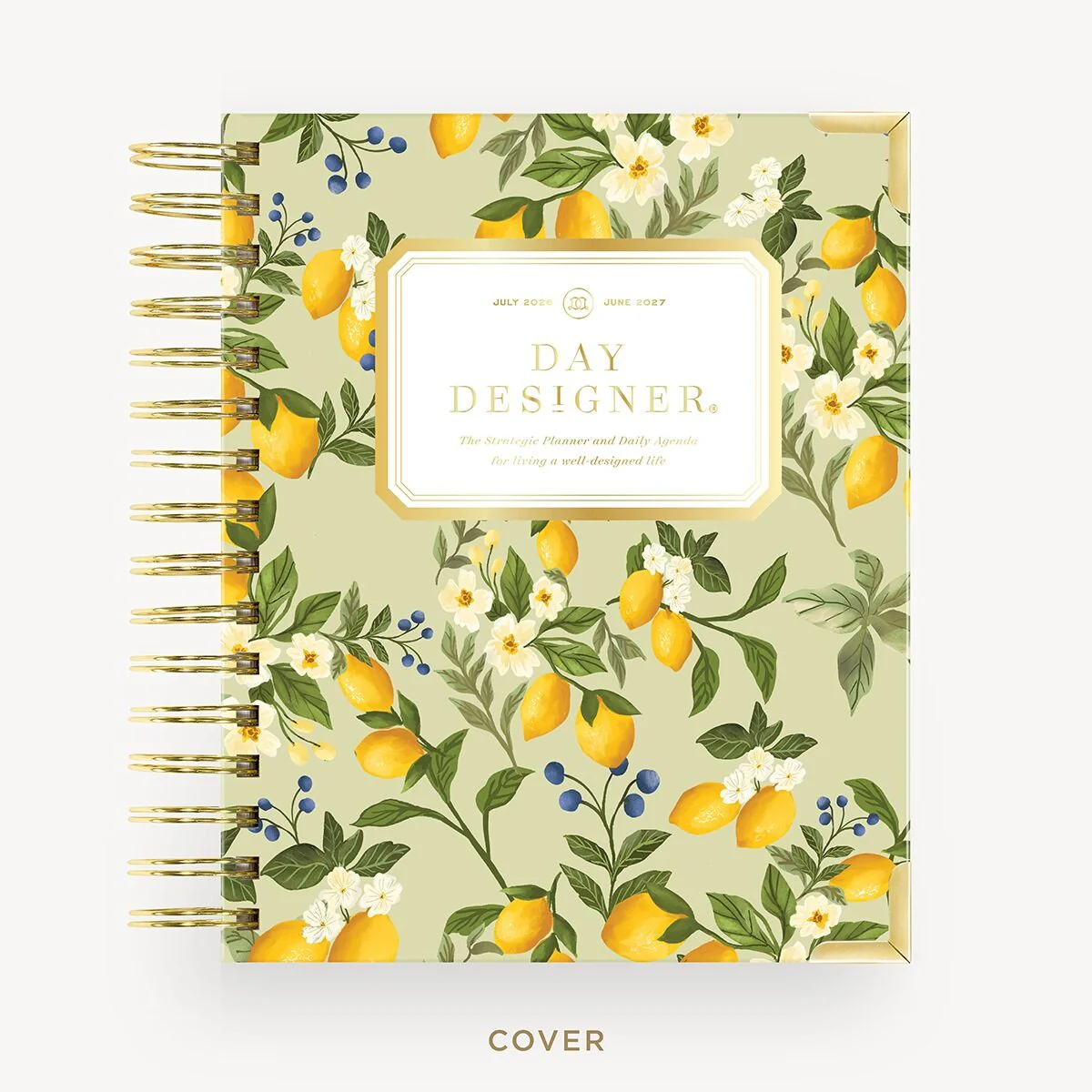 2026-27 Mini Daily Planner: Lemon Floral Sage - Image 3