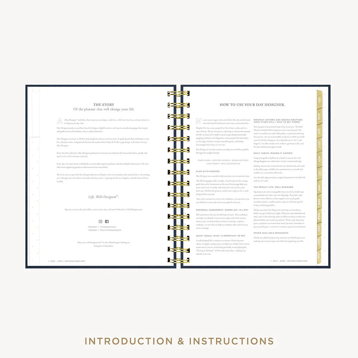 2026-27 Mini Daily Planner: Navy Bookcloth - Image 5