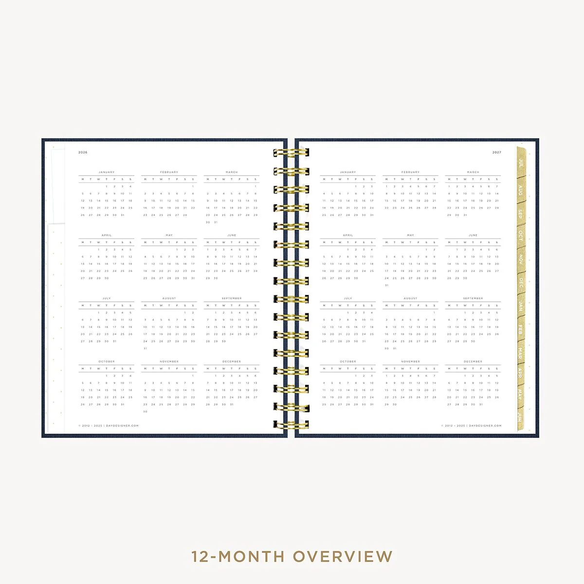 2026-27 Mini Daily Planner: Navy Bookcloth - Image 9
