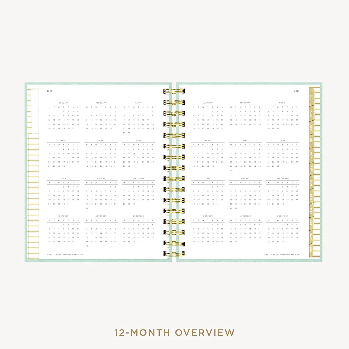 2026-27 Mini Daily Planner: Sage Bookcloth - Image 9