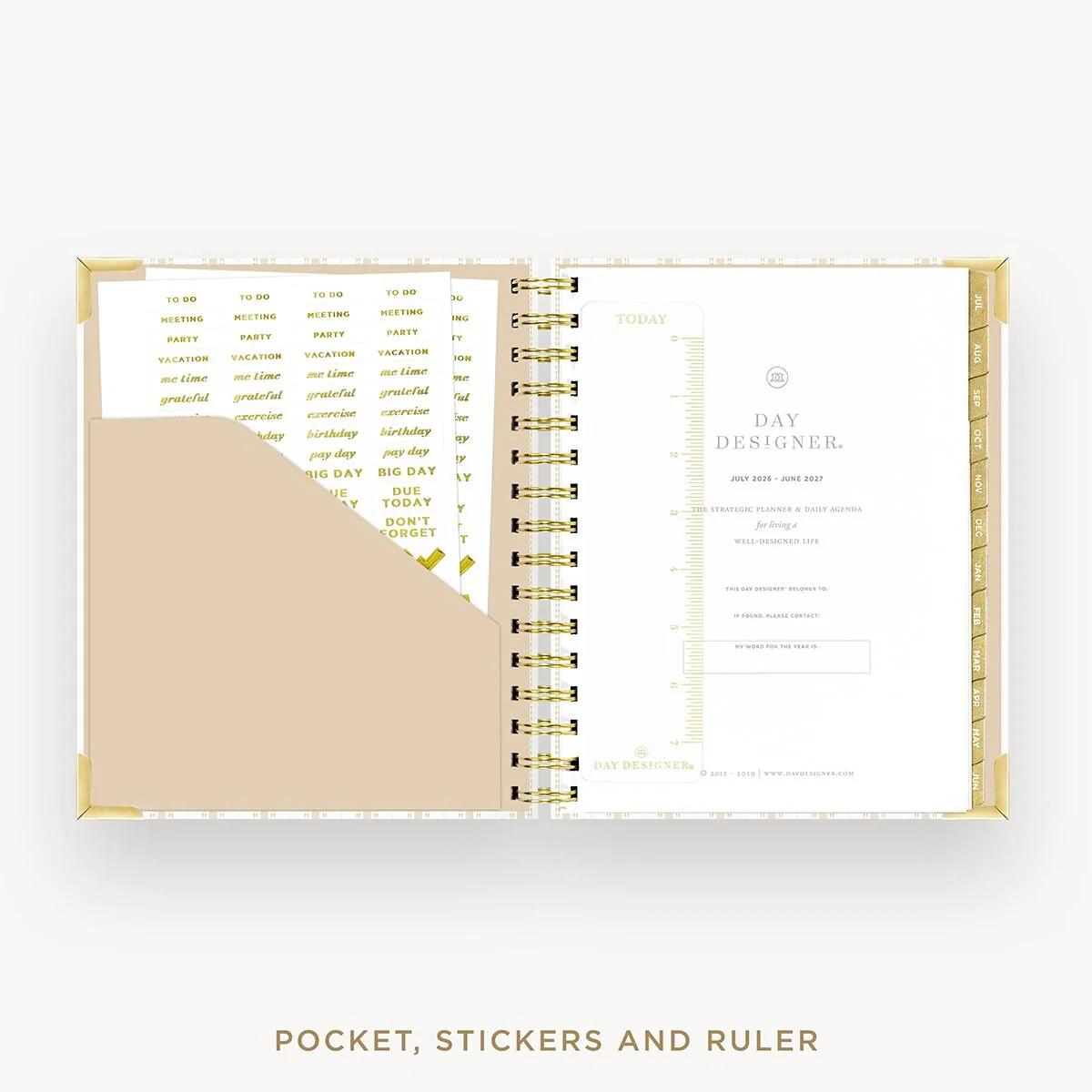 2026-27 Mini Daily Planner: Ticking Stripe - Image 4