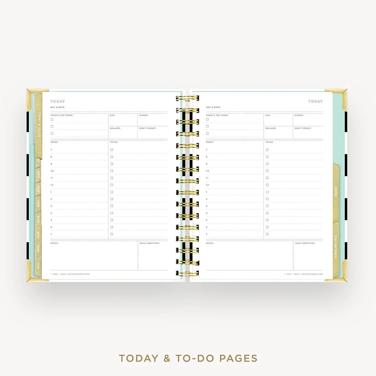 2026-27 Mini Weekly Planner: Black Stripe - Image 13