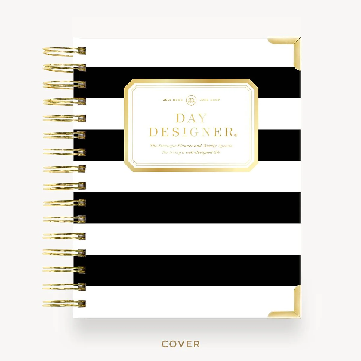 2026-27 Mini Weekly Planner: Black Stripe - Image 3