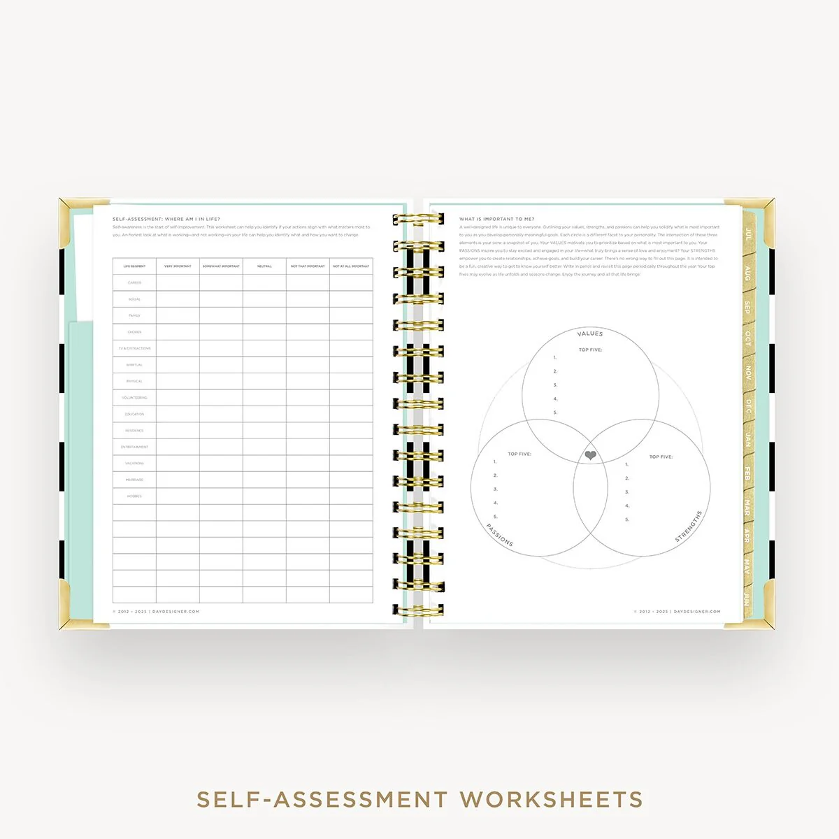 2026-27 Mini Weekly Planner: Black Stripe - Image 6