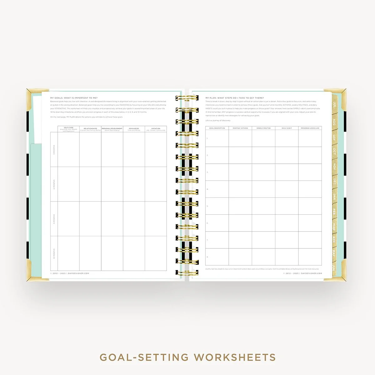 2026-27 Mini Weekly Planner: Black Stripe - Image 7