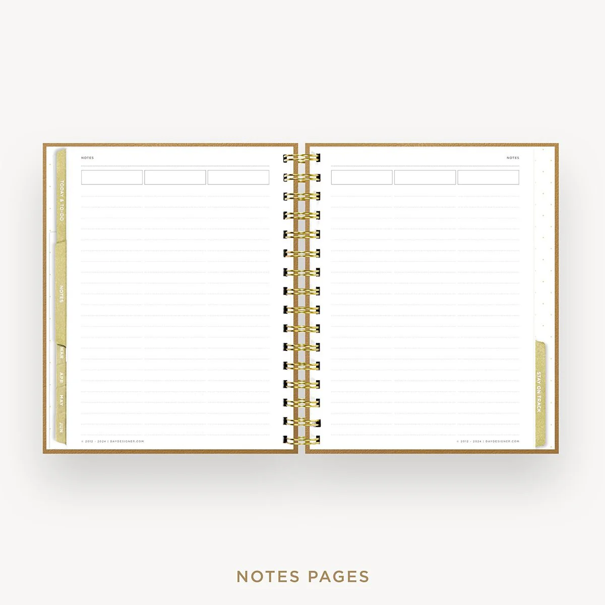 2026-27 Mini Weekly Planner: Caramel Latte Pebble Texture - Image 14