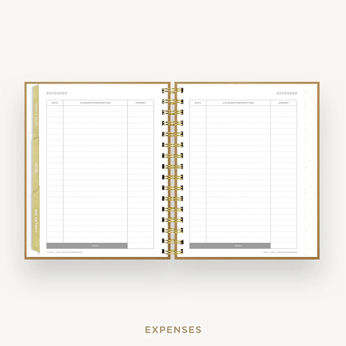 2026-27 Mini Weekly Planner: Caramel Latte Pebble Texture - Image 15