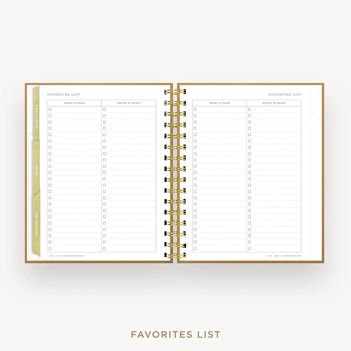 2026-27 Mini Weekly Planner: Caramel Latte Pebble Texture - Image 16