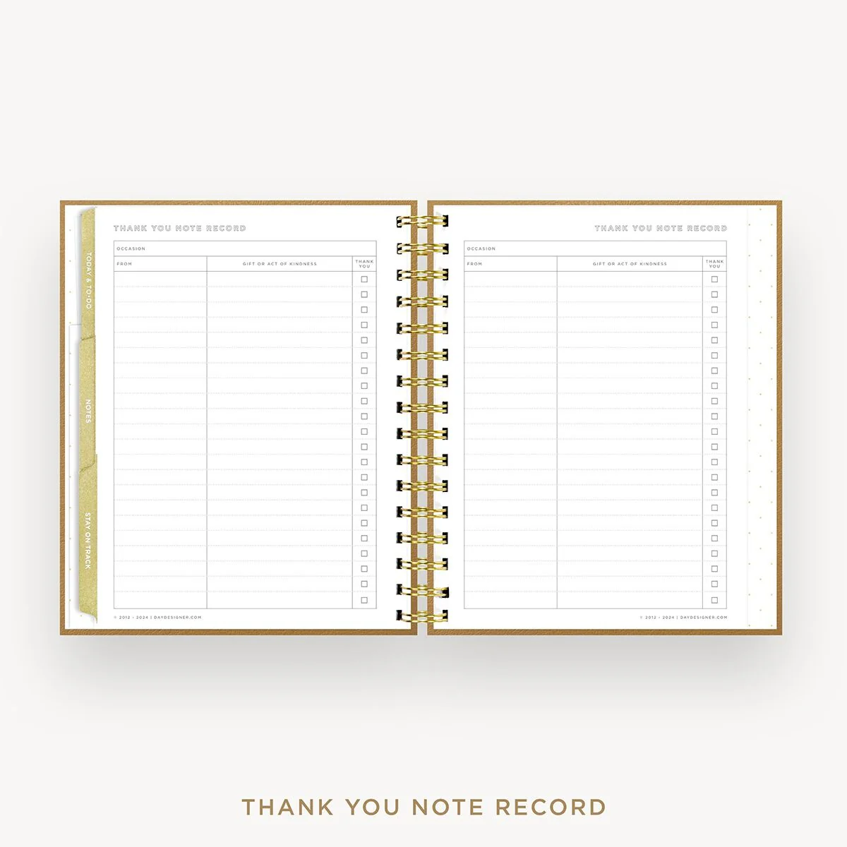 2026-27 Mini Weekly Planner: Caramel Latte Pebble Texture - Image 18