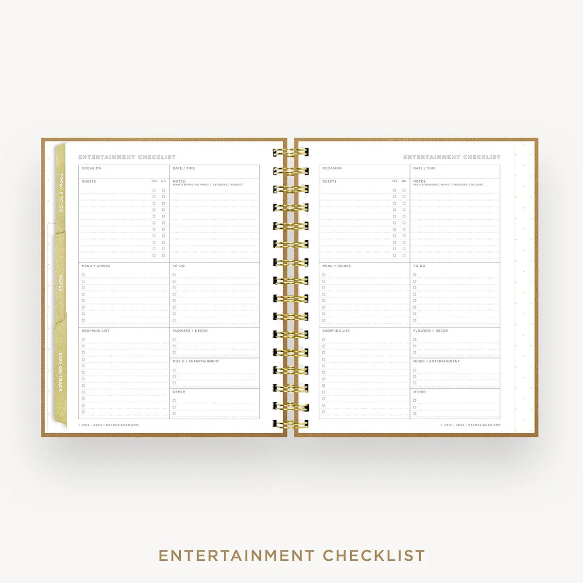 2026-27 Mini Weekly Planner: Caramel Latte Pebble Texture - Image 20
