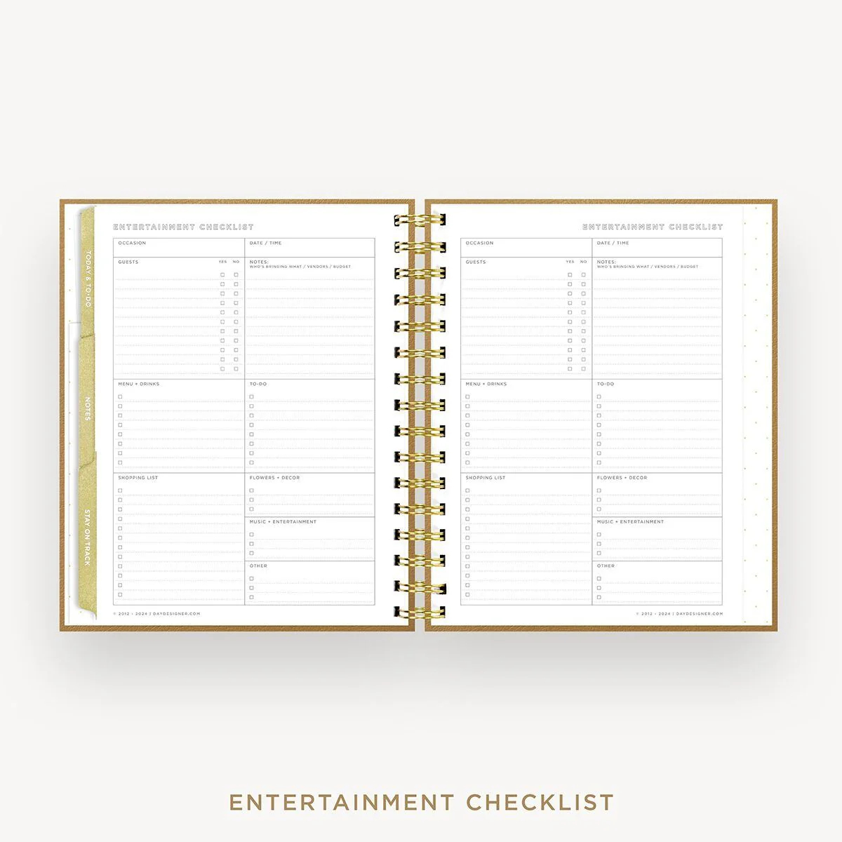 2026-27 Mini Weekly Planner: Caramel Latte Pebble Texture - Image 21