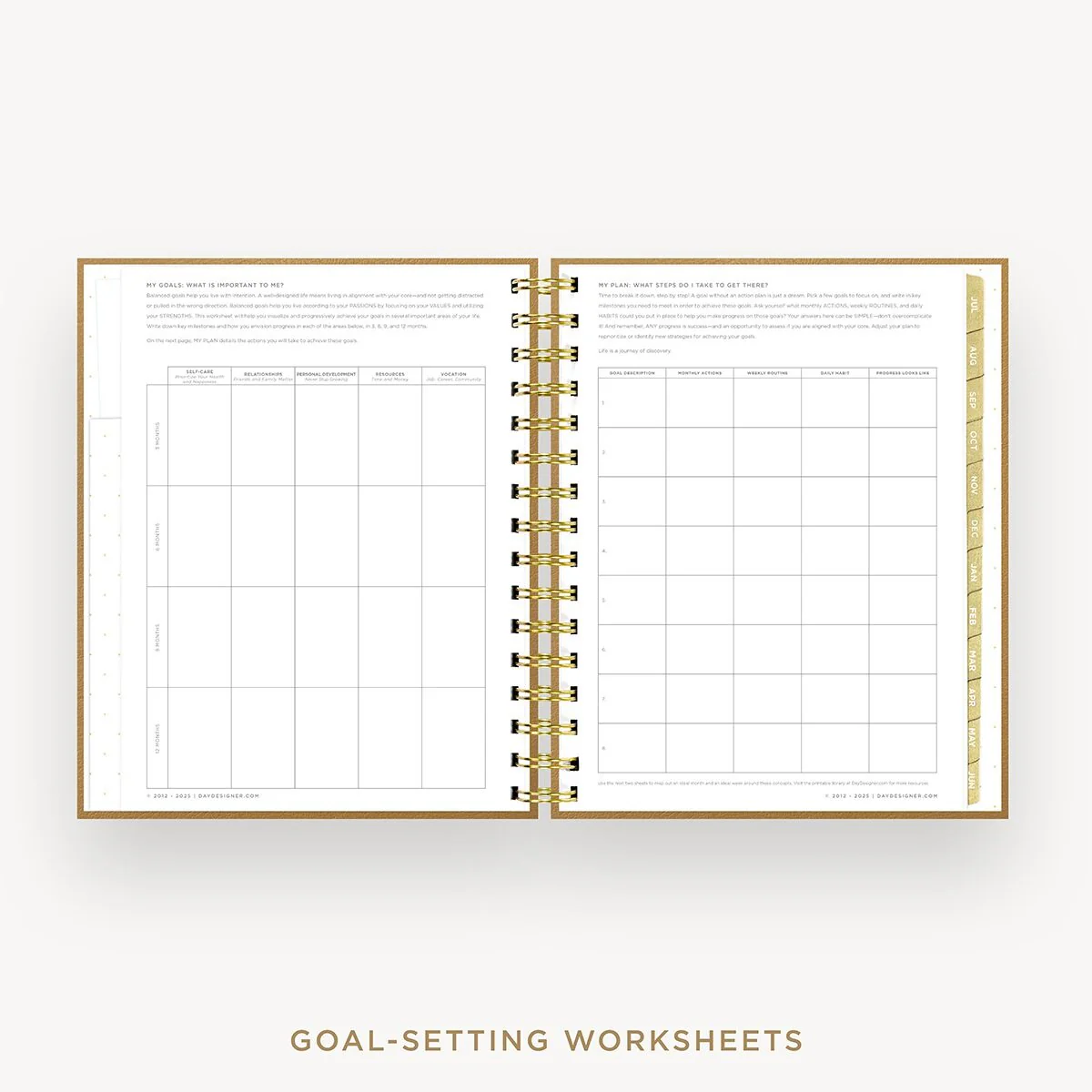 2026-27 Mini Weekly Planner: Caramel Latte Pebble Texture - Image 7