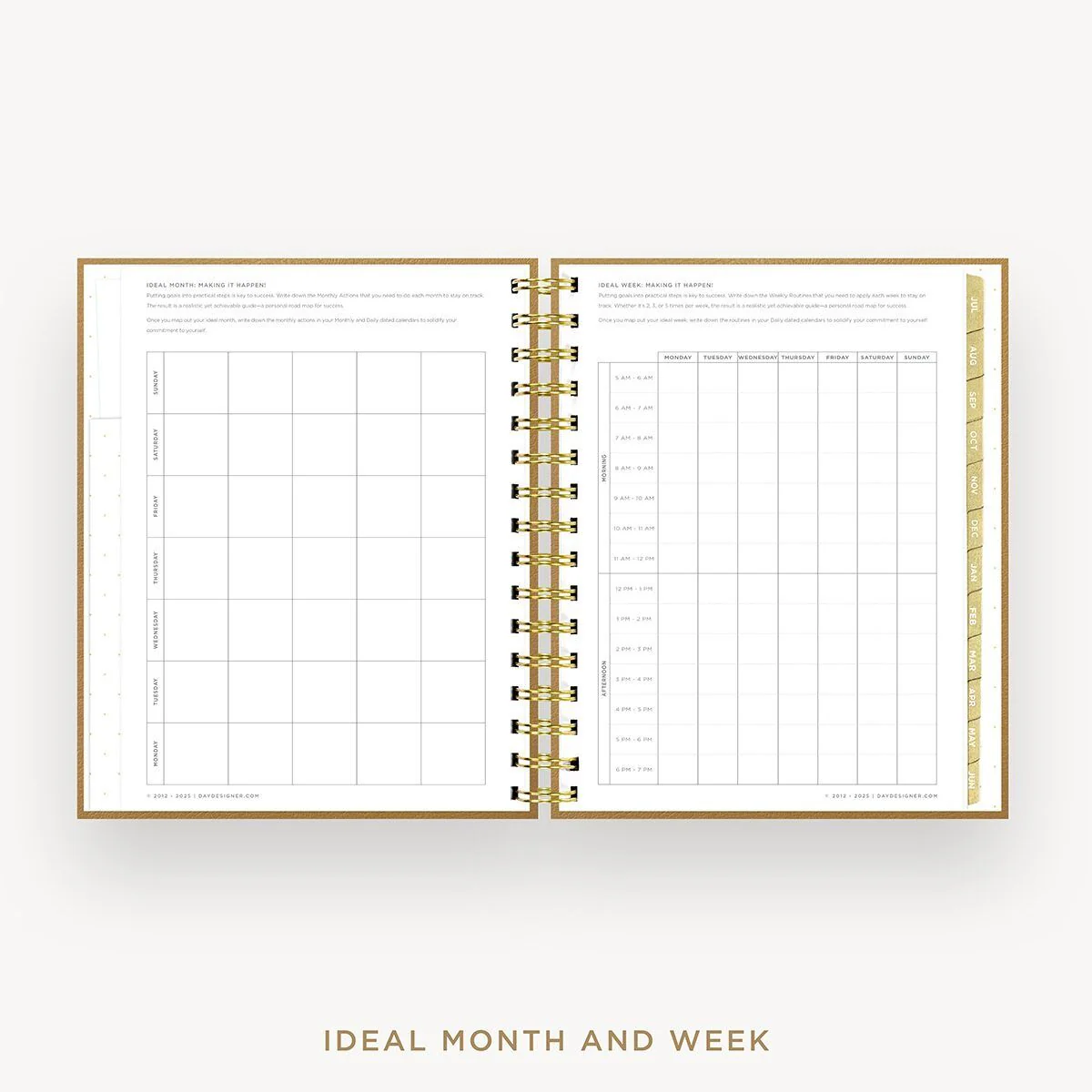 2026-27 Mini Weekly Planner: Caramel Latte Pebble Texture - Image 8
