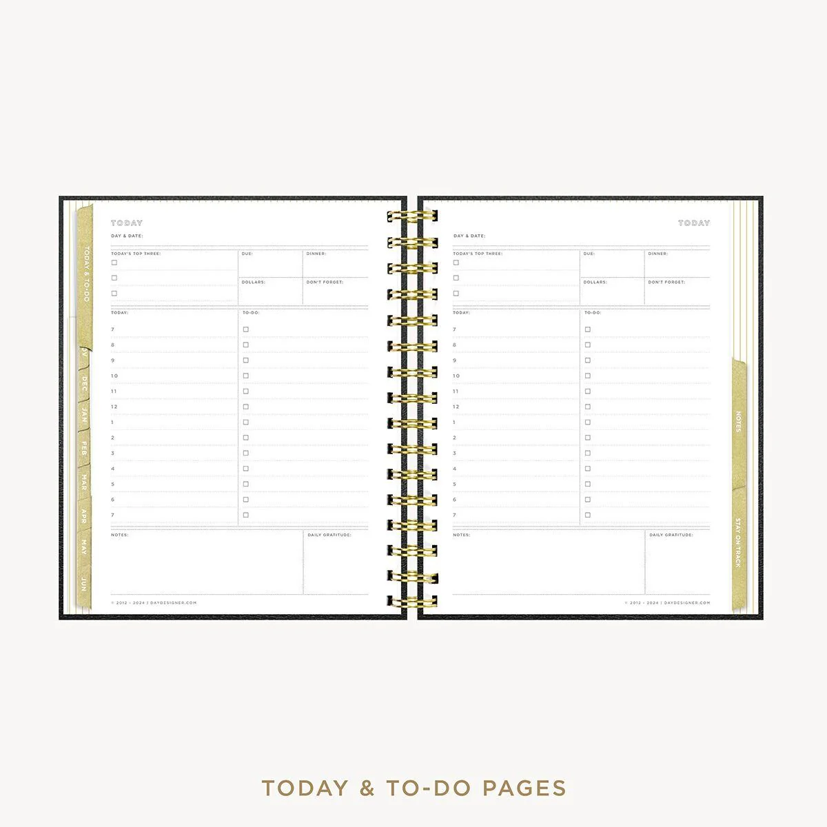 2026-27 Mini Weekly Planner: Classic Black Pebble Texture - Image 13