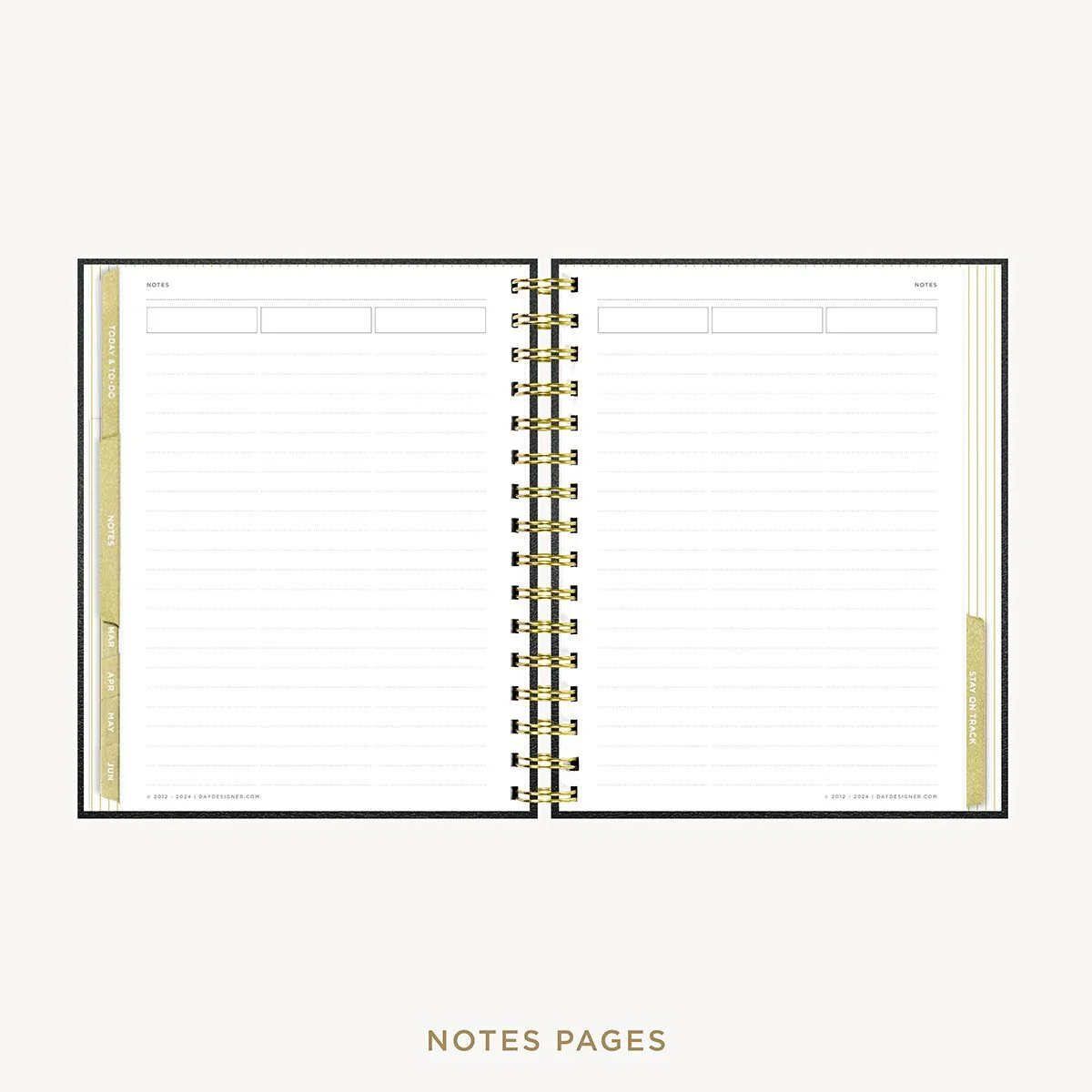 2026-27 Mini Weekly Planner: Classic Black Pebble Texture - Image 14