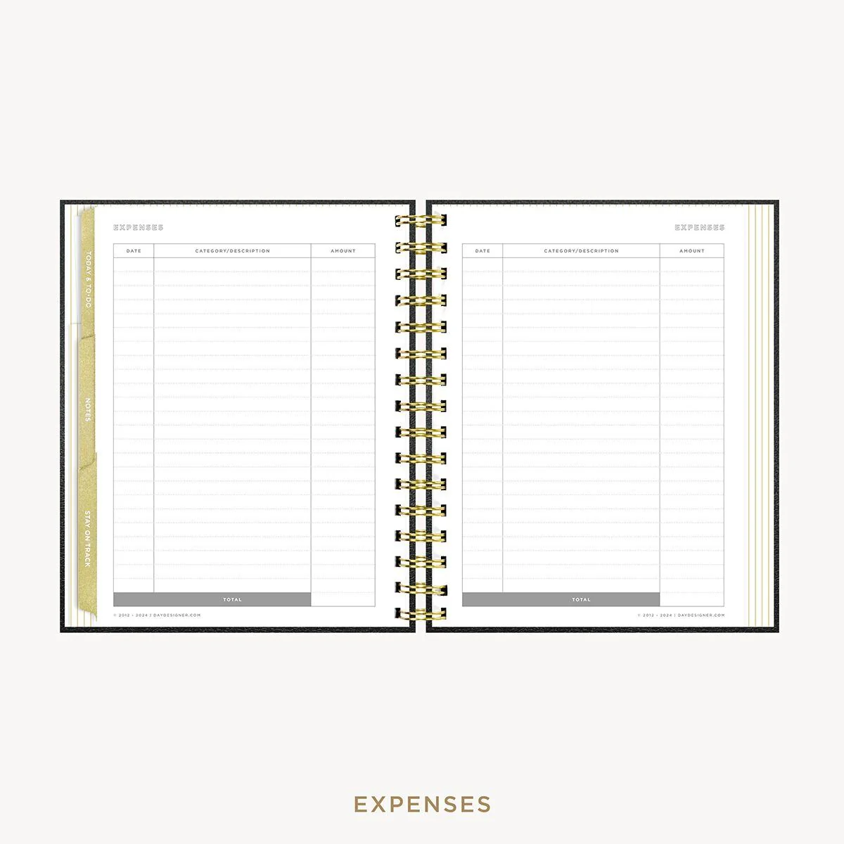 2026-27 Mini Weekly Planner: Classic Black Pebble Texture - Image 15