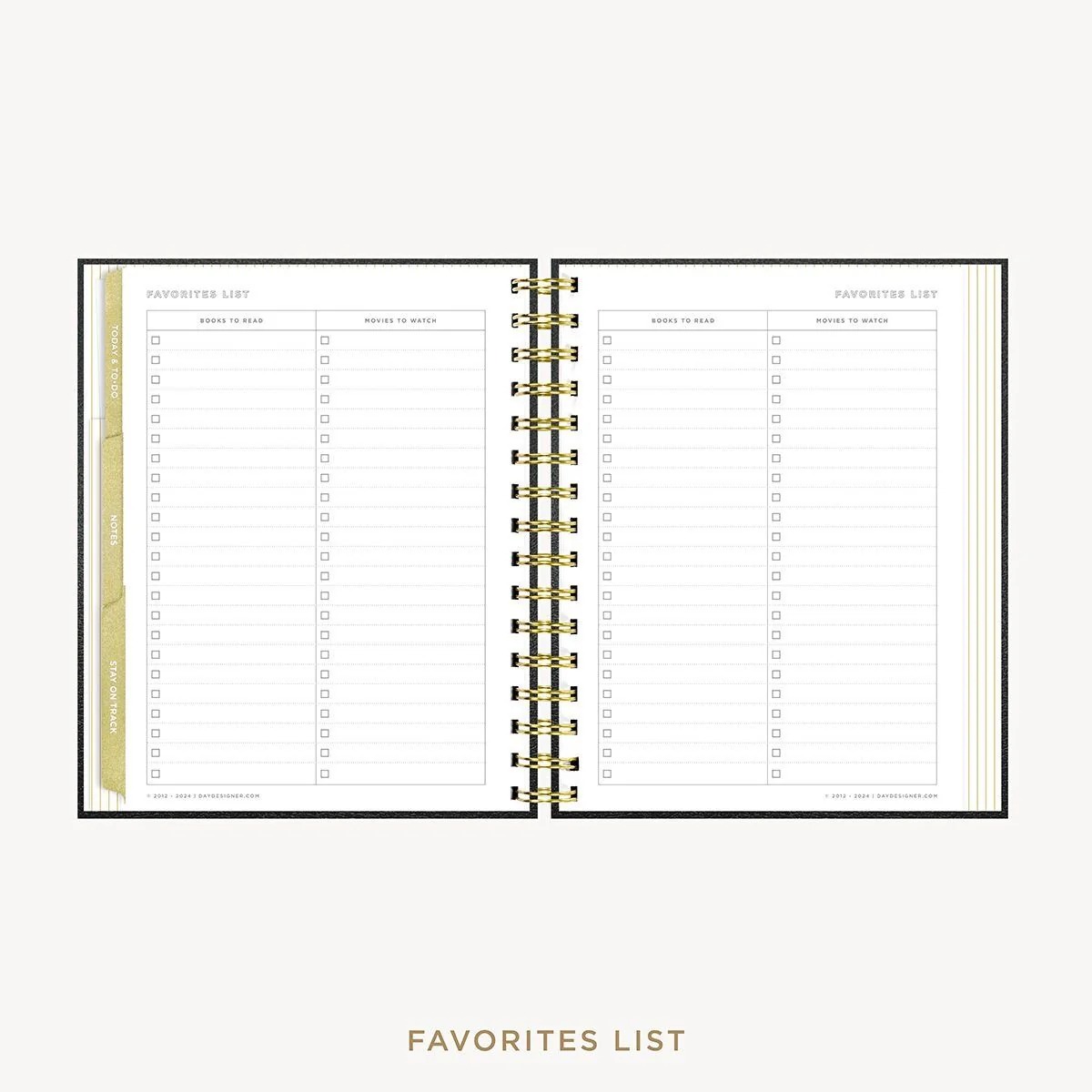 2026-27 Mini Weekly Planner: Classic Black Pebble Texture - Image 16